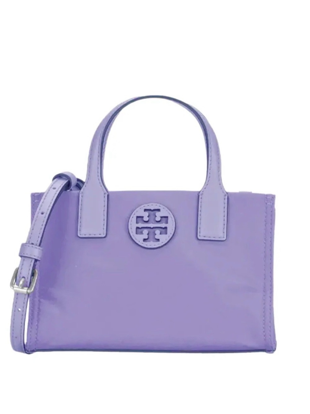 Tory Burch Lavender Ella Top-Handle Mini Tote Crossbody NWT